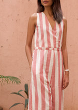 Load image into Gallery viewer, Stripped in pink jumpsuit
